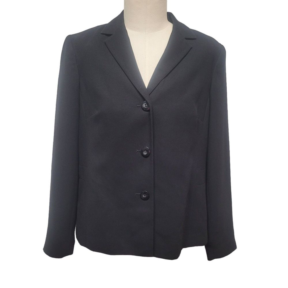 Karen Scott Black Blazer Size 12P